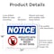Signmission Irrigated With Reclaimed Water, 24 in W x Rectangle, Aluminum OS-2PACK-NS-A-1824-L-13724 - alternate 4